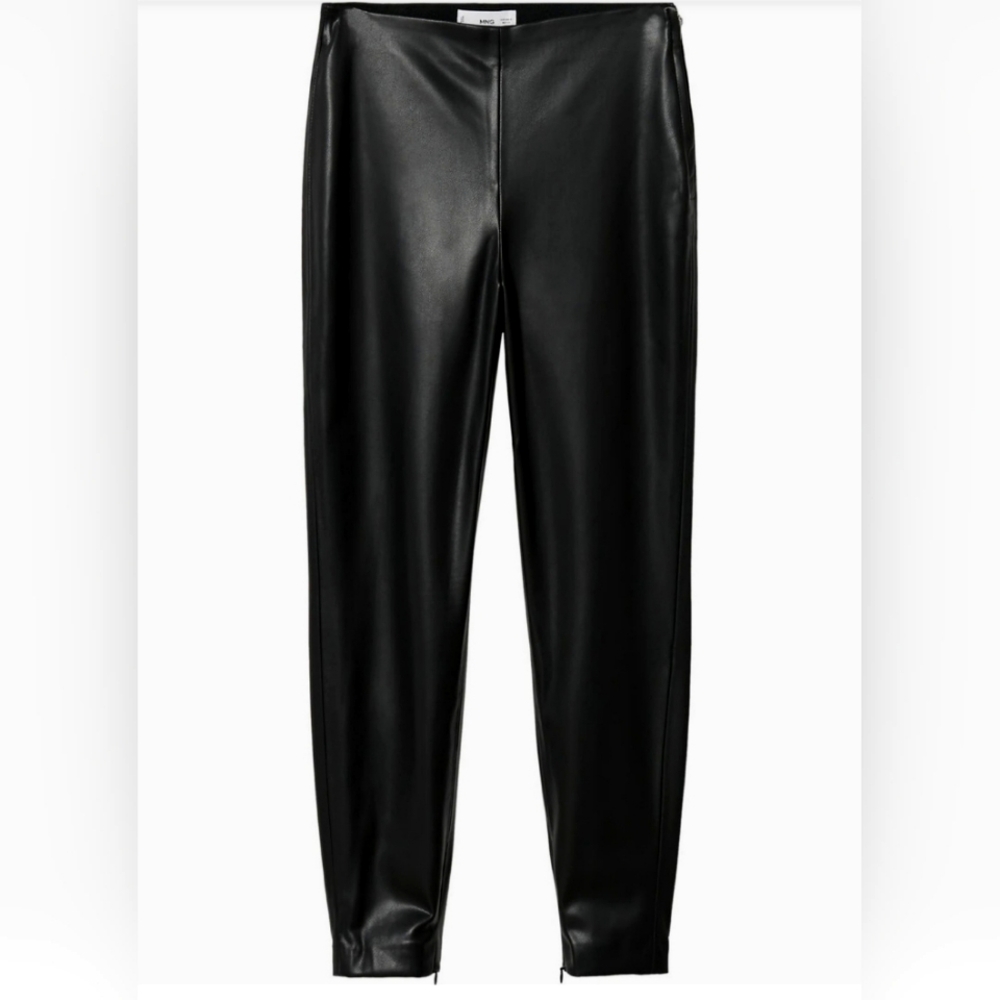 Mango 90° vibes faux leather pants